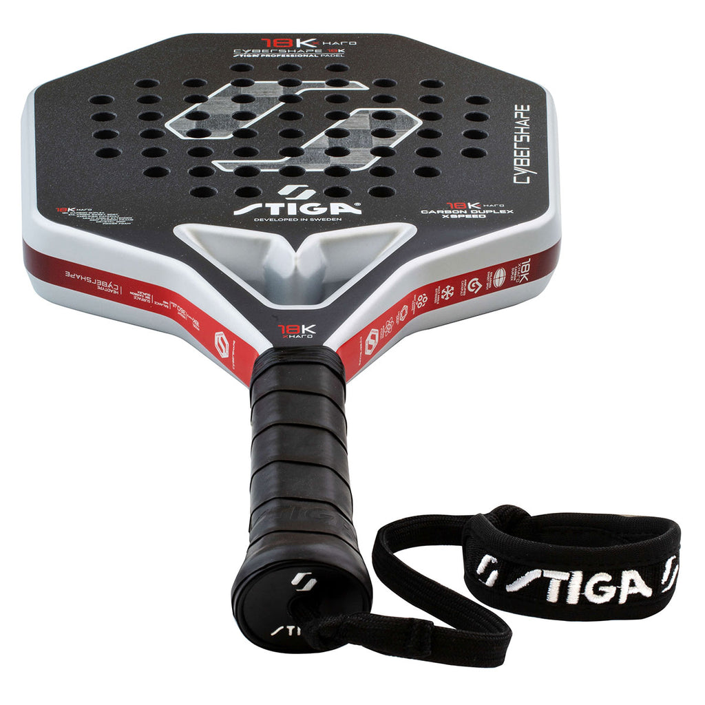 Stiga Padel Racket 18K X Hard Cybershape