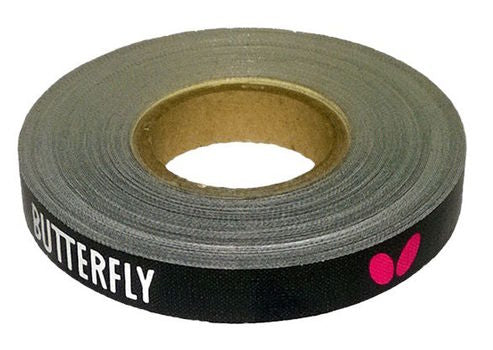 Butterfly Afplakband Logo Zwart/Magenta