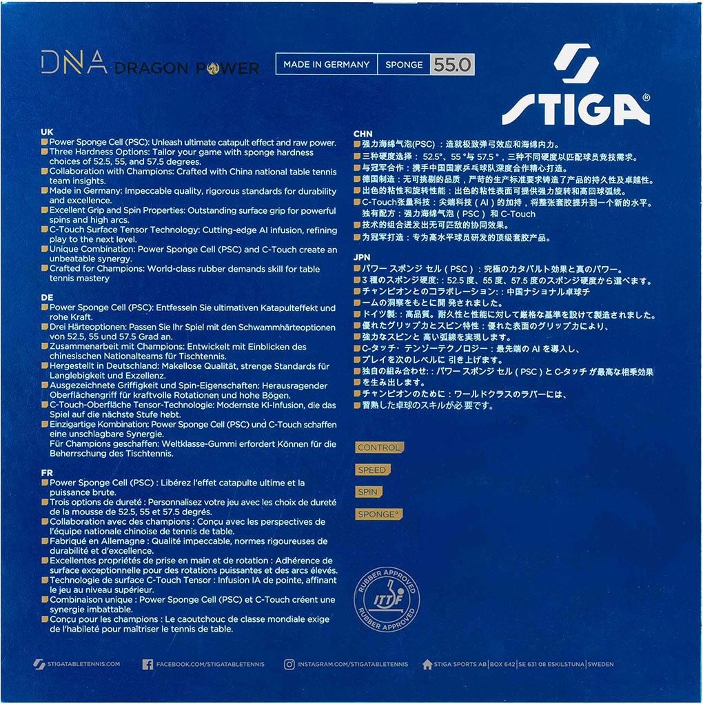 Stiga DNA Dragon Power 55