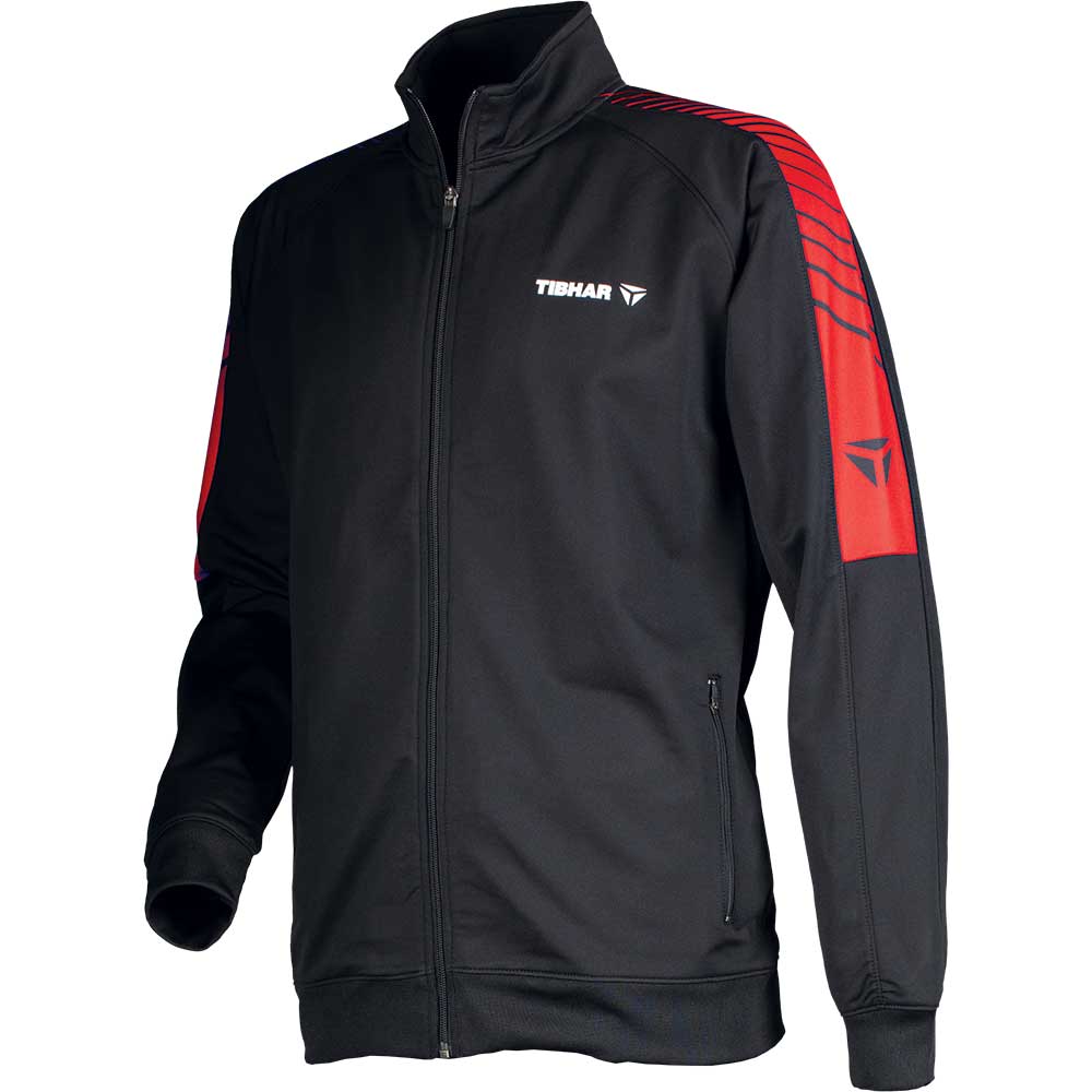 Tibhar Jacket Domino Black/Red
