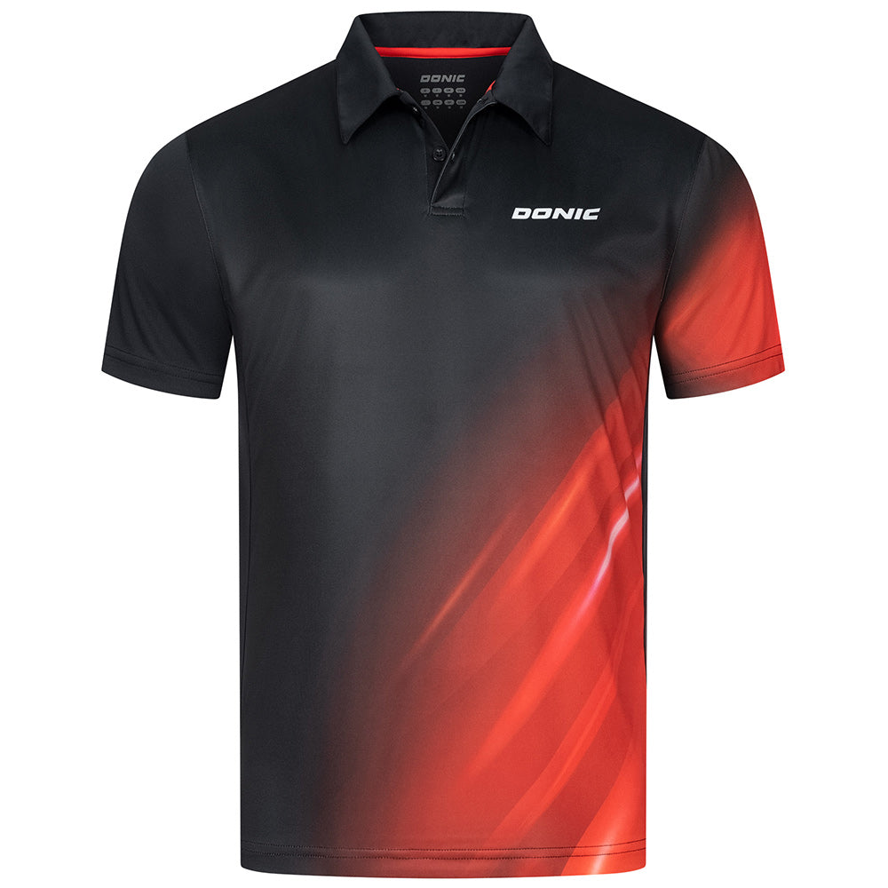 Donic Shirt Flame Black/Red