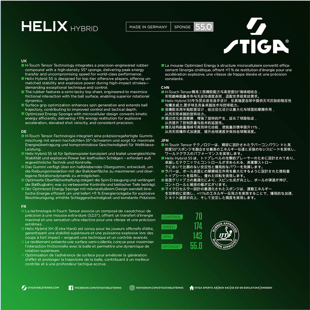 Stiga Helix Hybrid 55