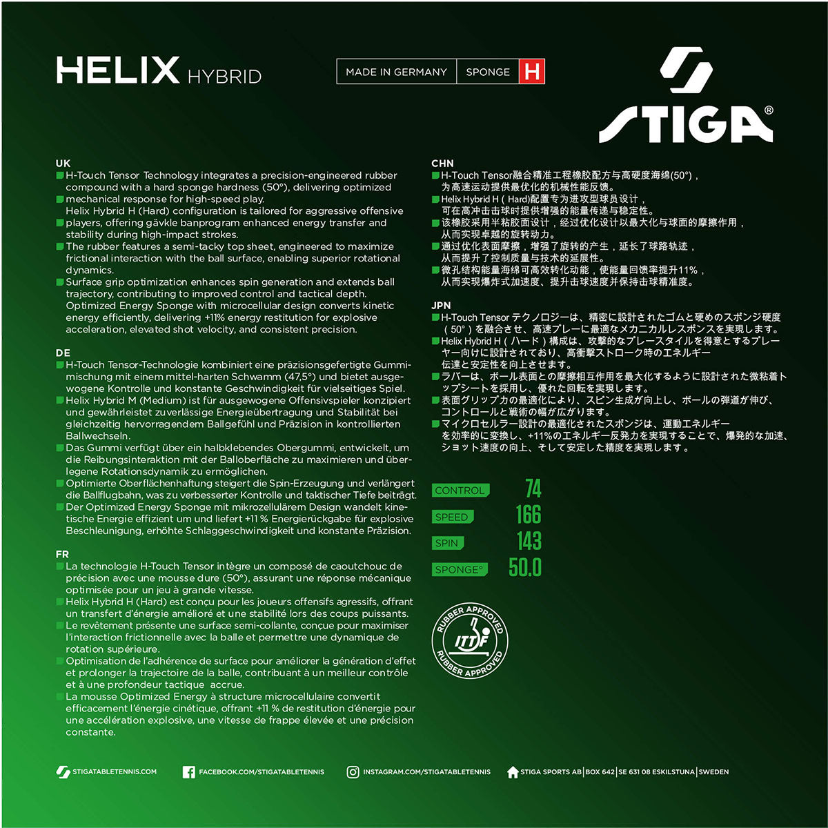 Stiga Helix Hybrid H