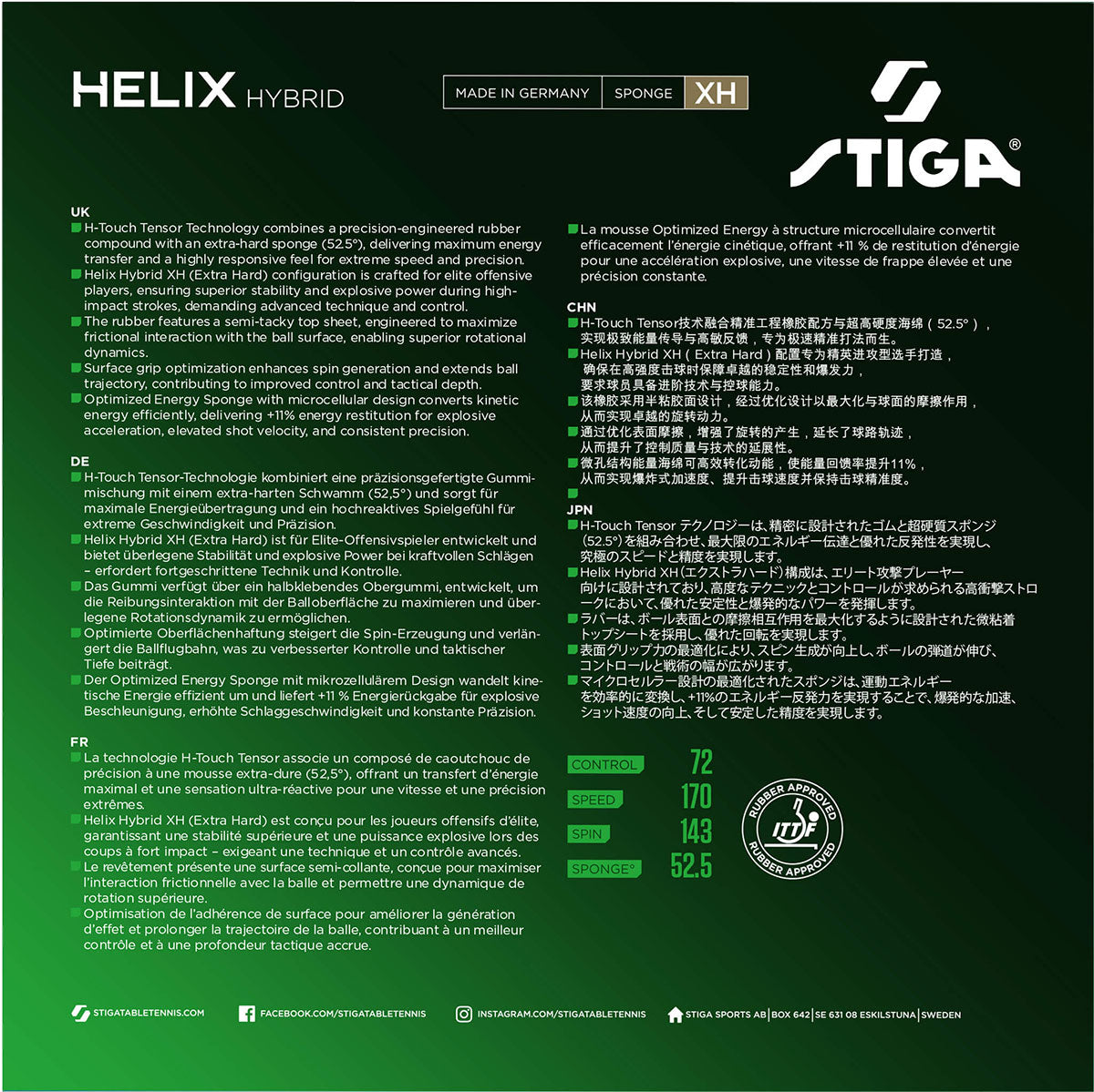 Stiga Helix Hybrid XH