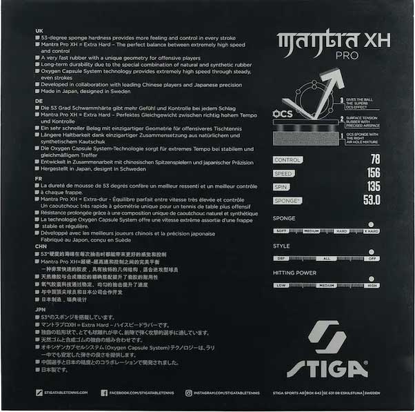 Stiga Mantra Pro XH