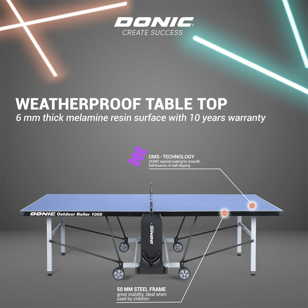 Donic Table Outdoor Roller 1000 Blue