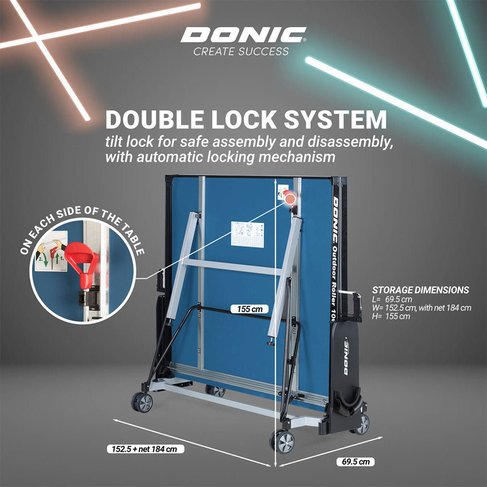 Donic Table Outdoor Roller 1000 Blue