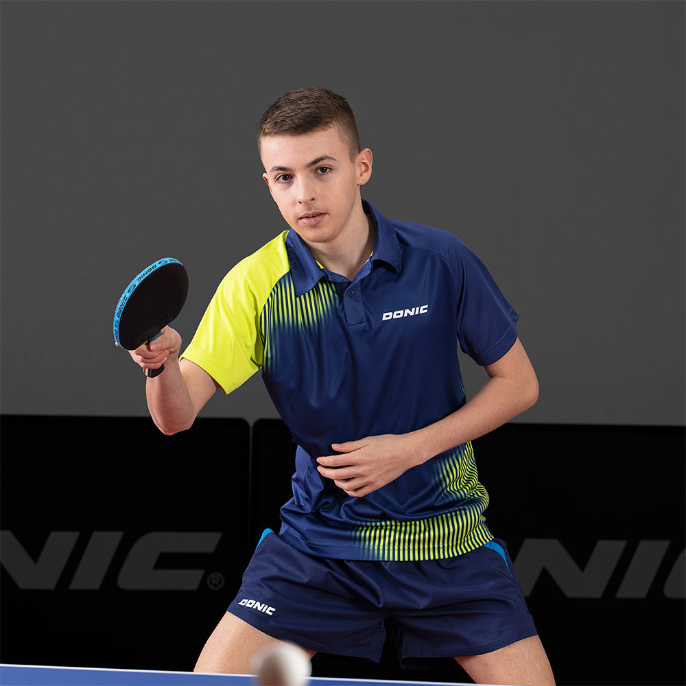 Donic Shirt Caliber Navy/Lime