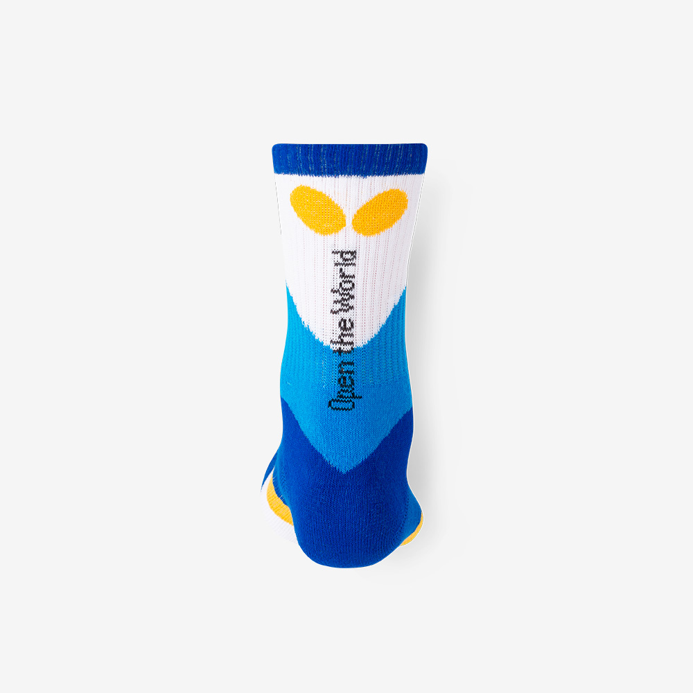 Butterfly Socks Ebina Blauw