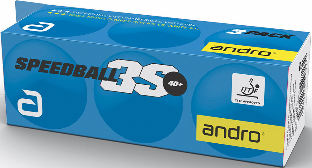 Andro Speedball *** 3S 40+ White