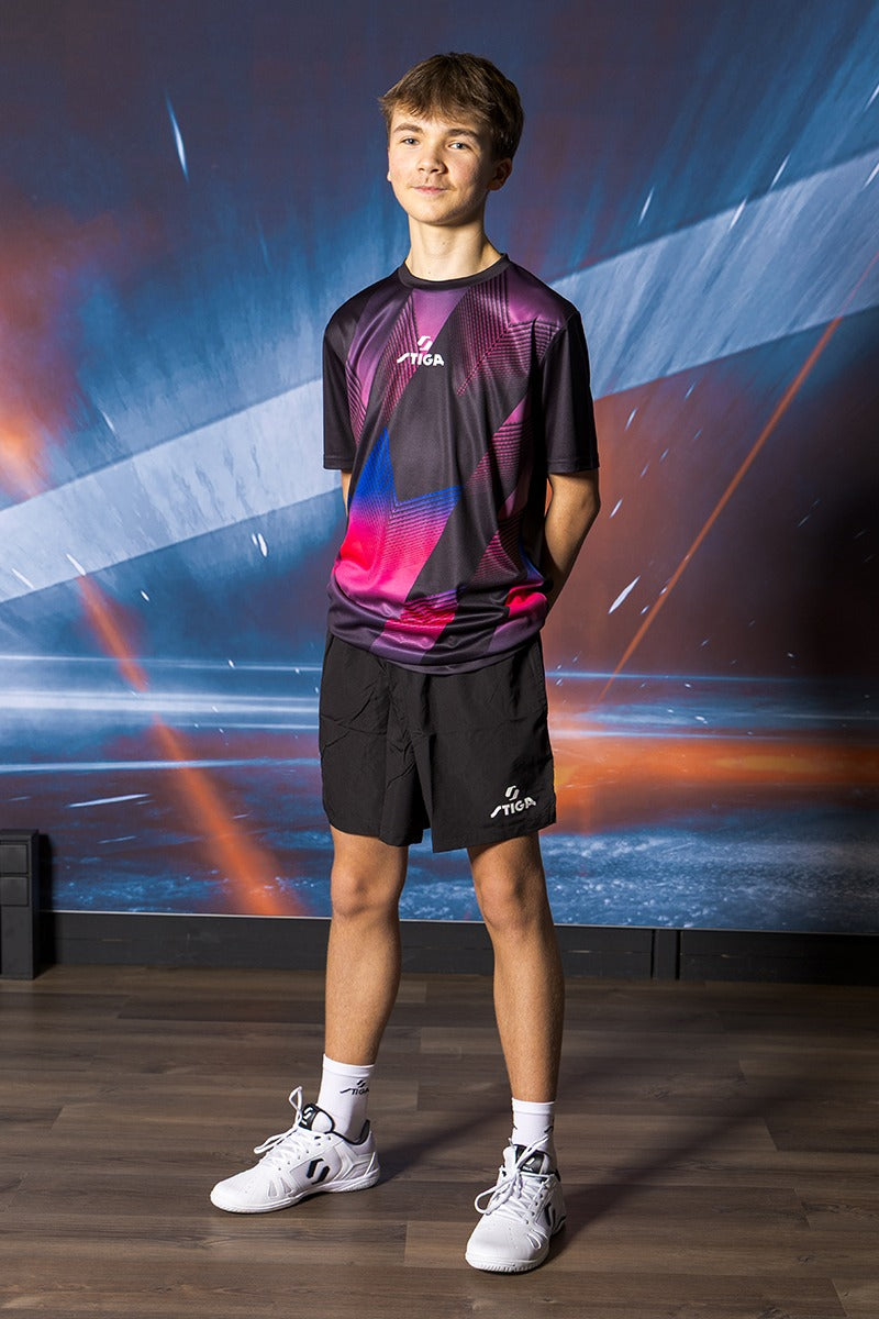 Stiga T-Shirt Pro Black/Pink
