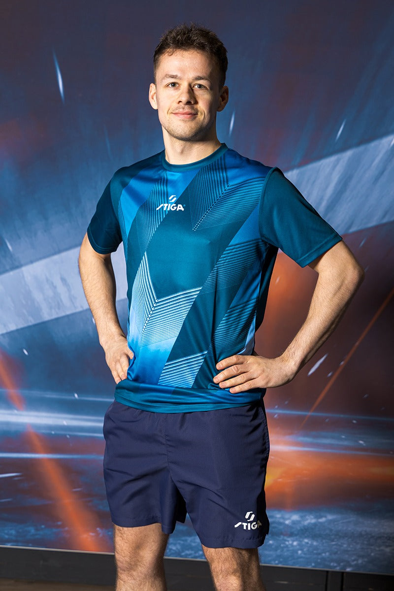 Stiga T-Shirt Pro Green/Sky