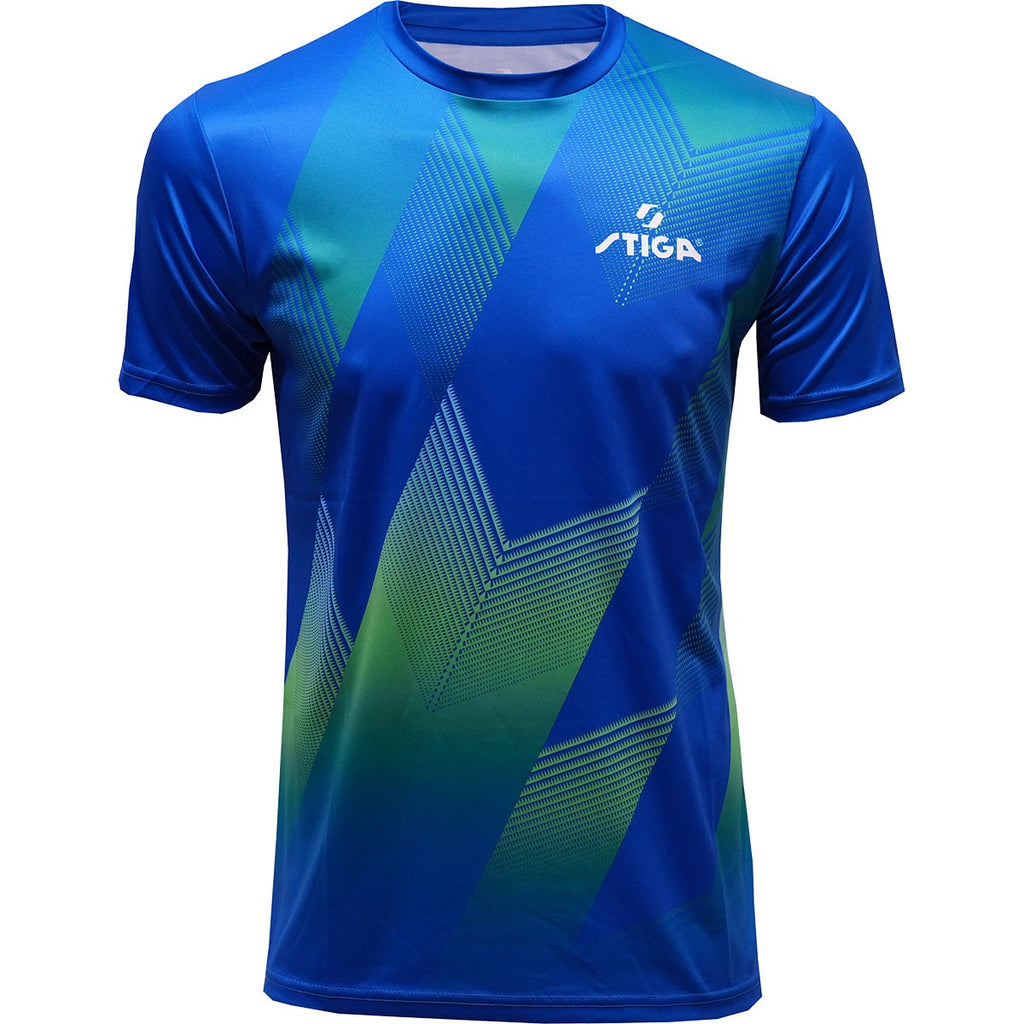 Stiga T-Shirt Pro Royal Blue/Green