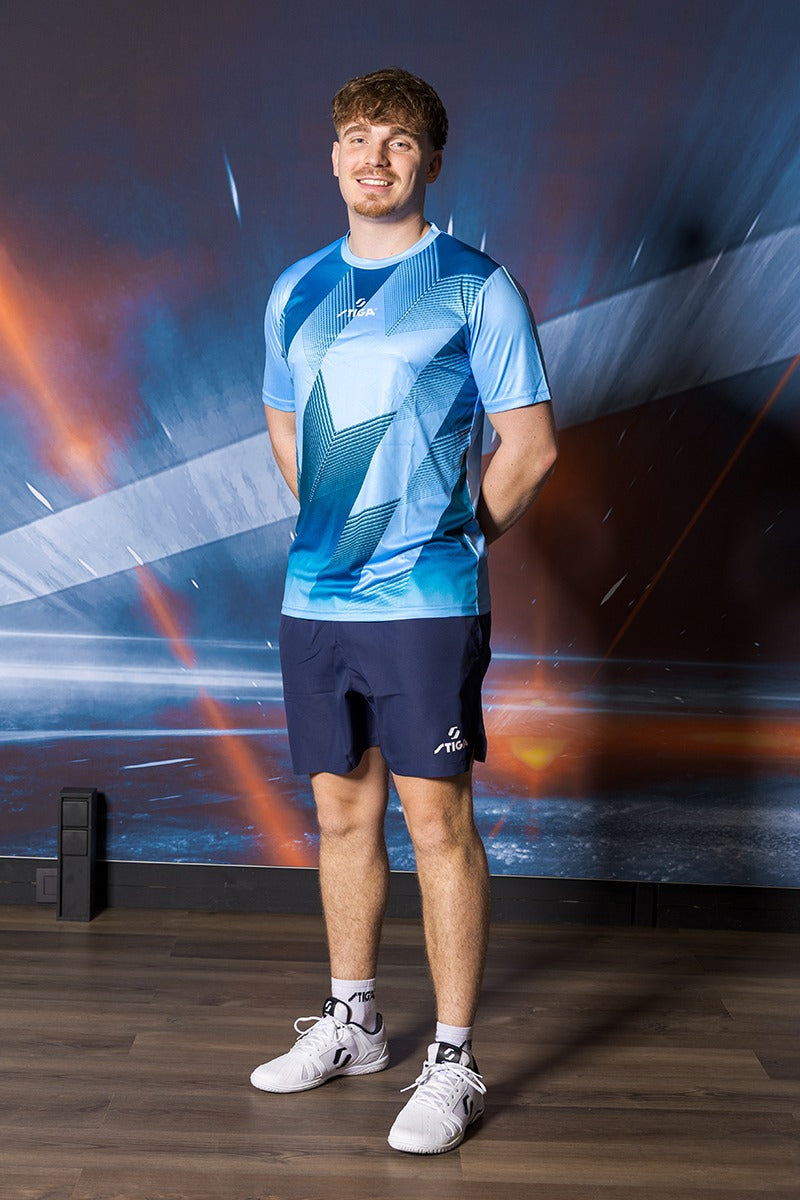 Stiga T-Shirt Pro Sky/Green