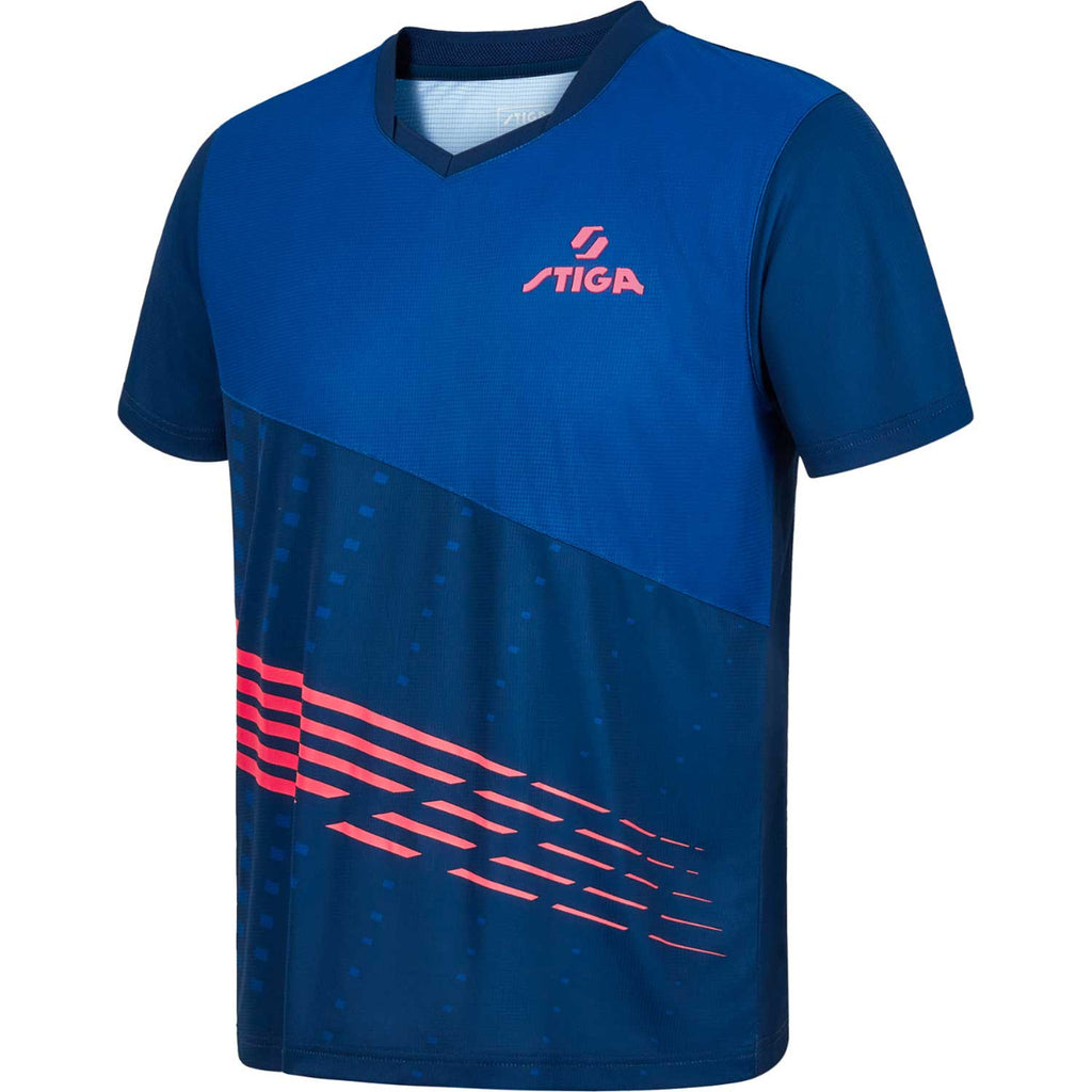 Stiga Shirt Neptune Dark Blue/Pink