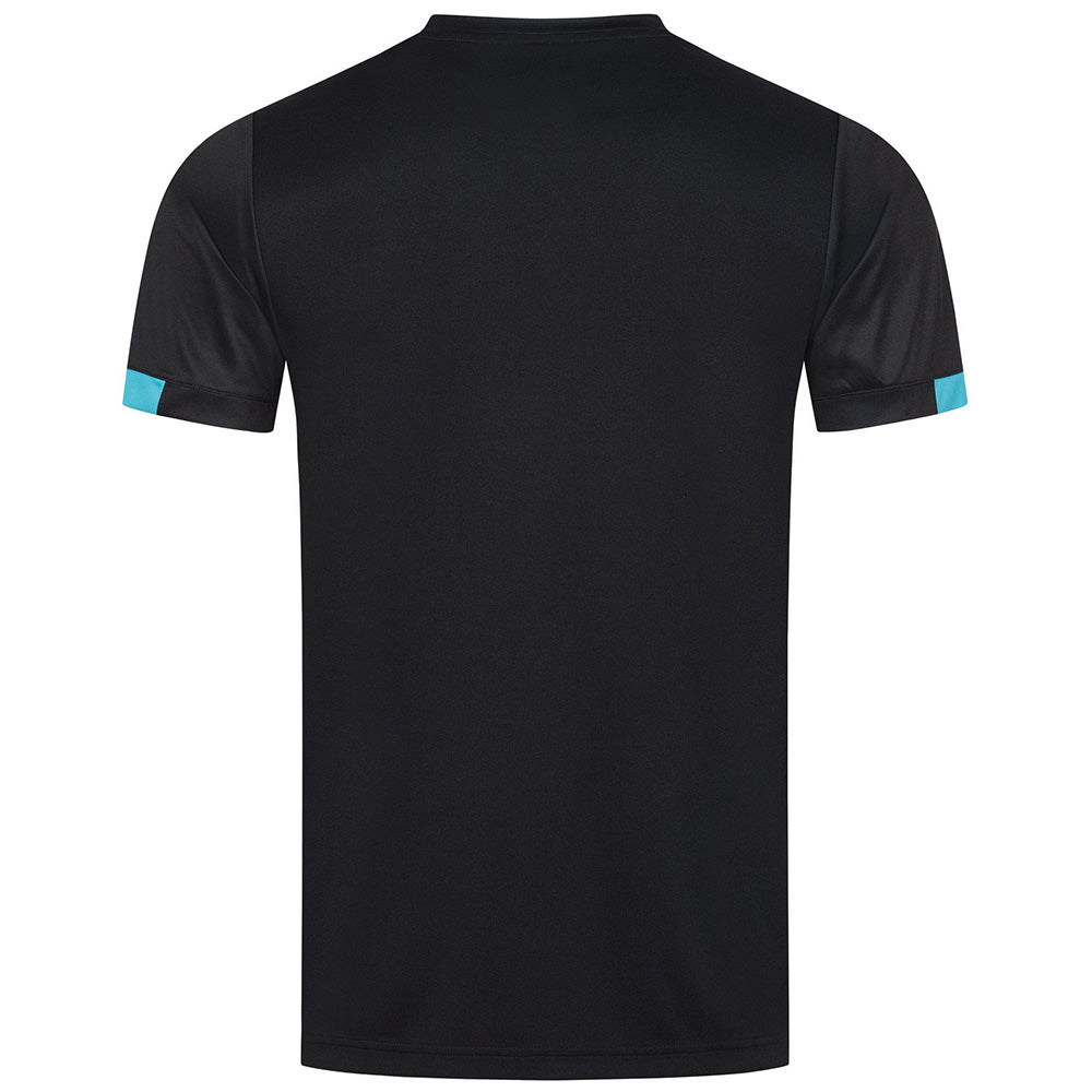 Donic T-Shirt Cream Black/Blue