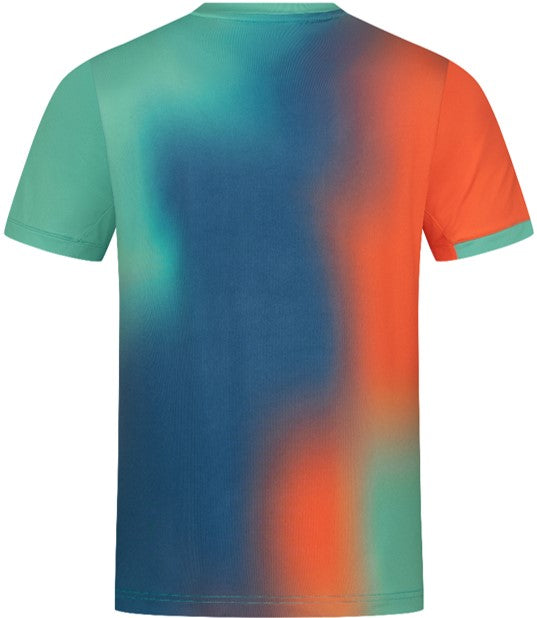 Butterfly Shirt Toyama Orange-Blue
