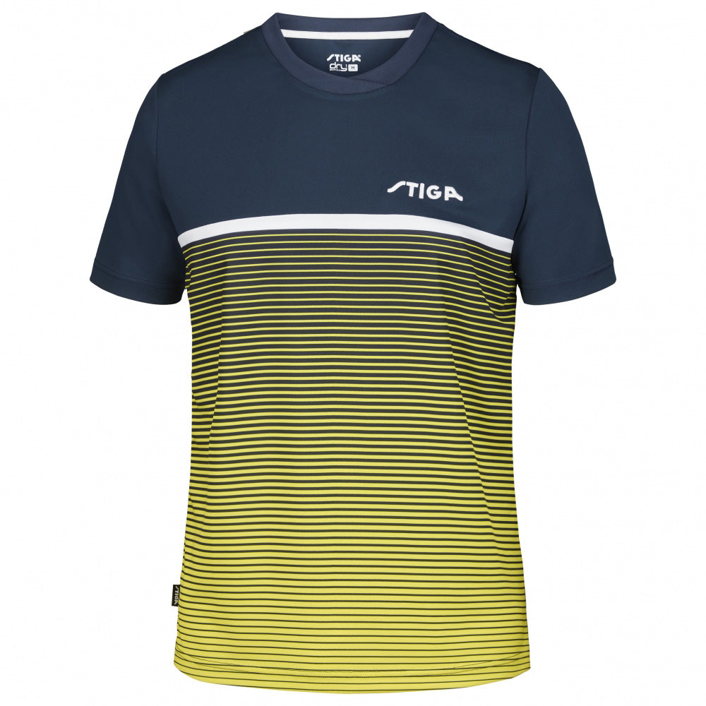 Stiga Shirt Lines Yellow